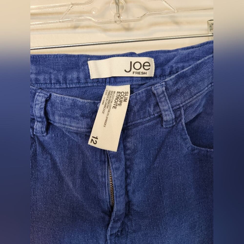Blue corduroy jeans